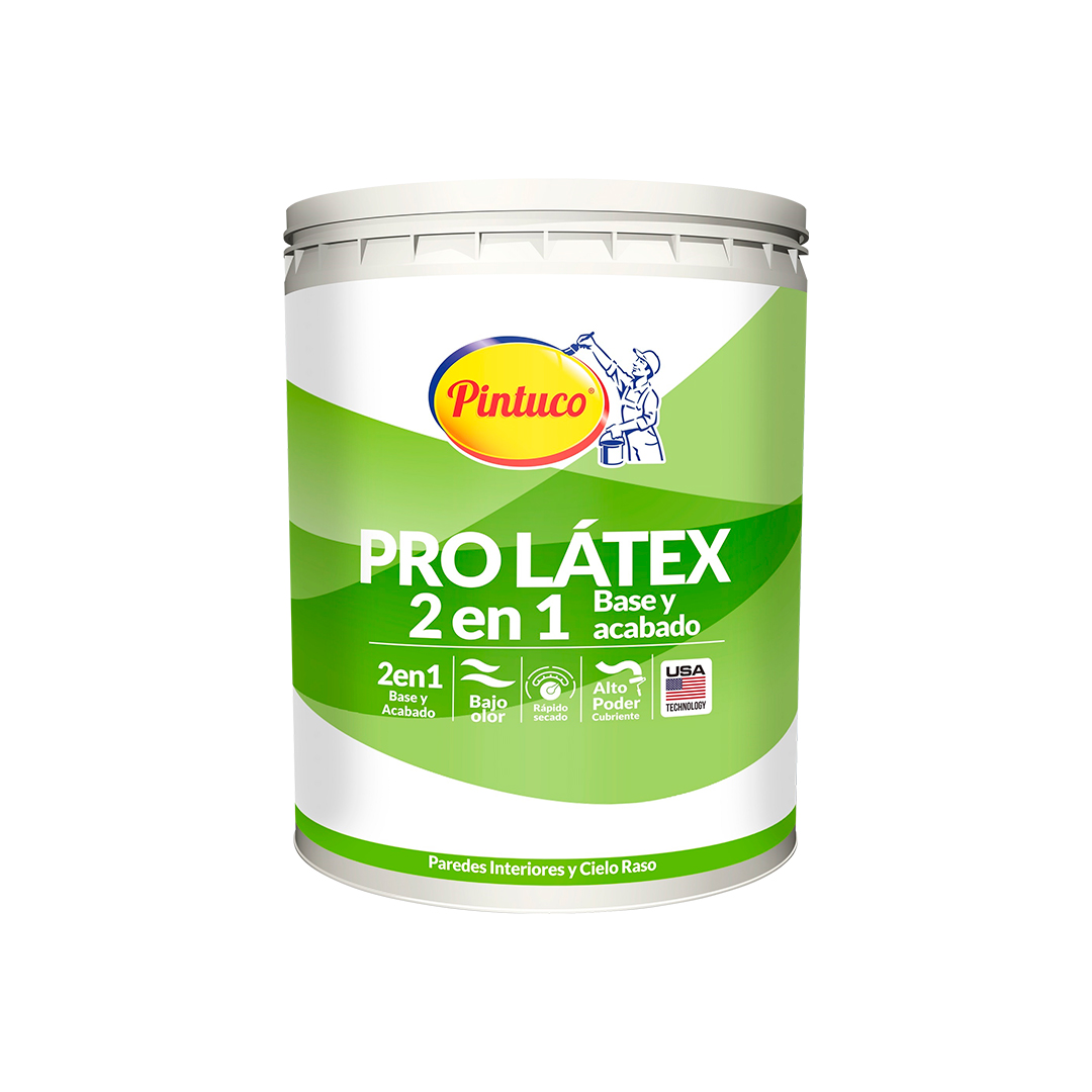 Pintura Pro Látex 2 en 1 Mamey 1g